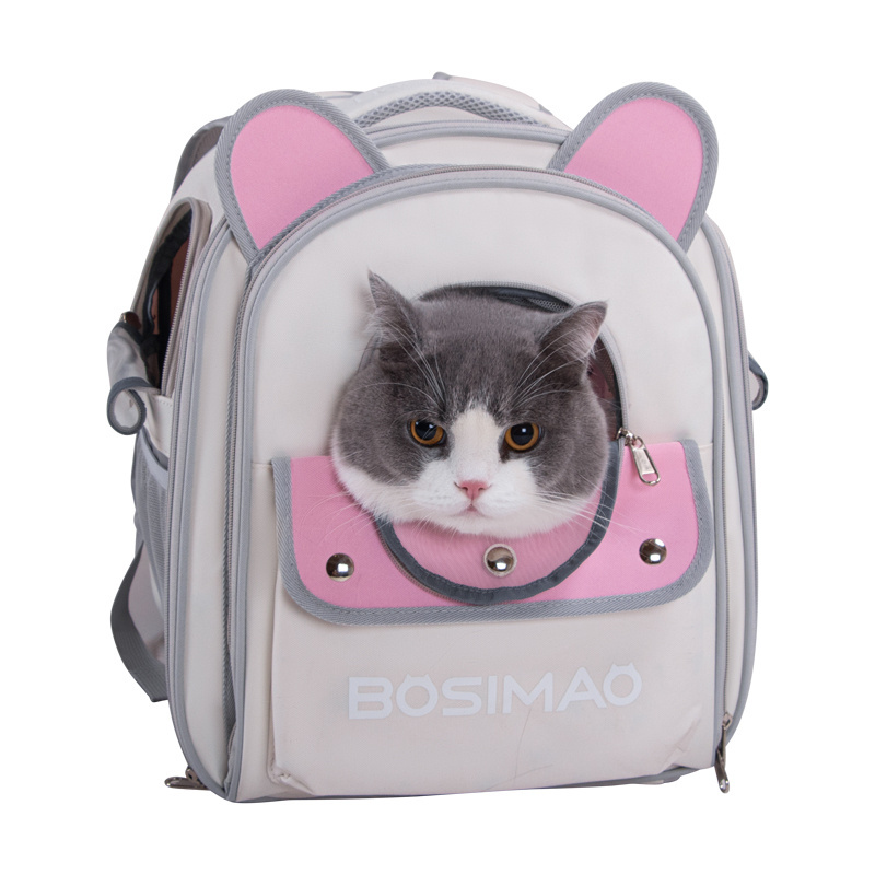 Factory direct Pet backpacks crossbody bag travel pet carrier bag foldable pet travel bag for cats and dogs