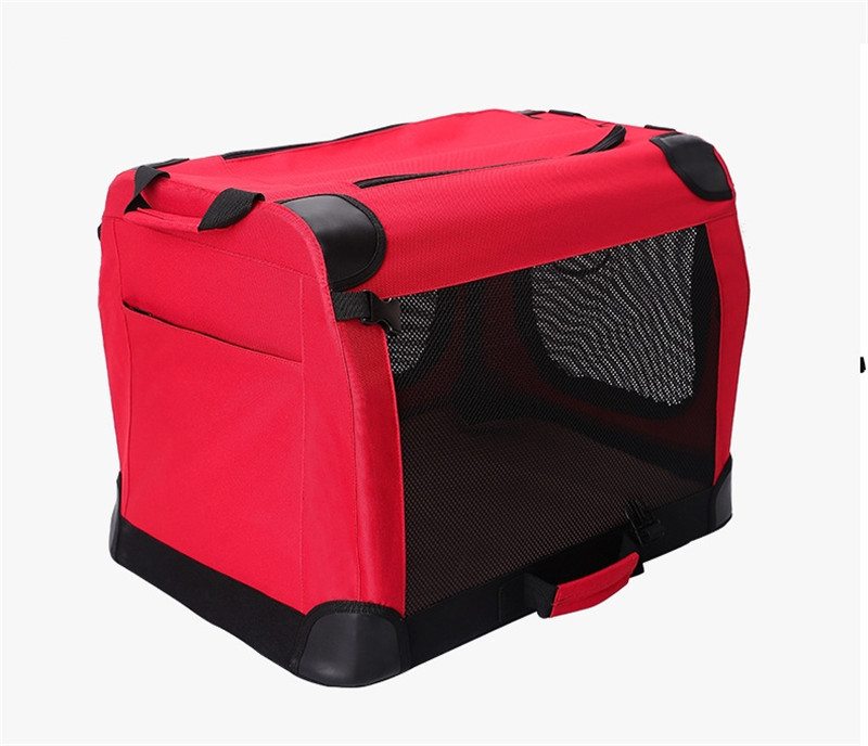 Hot Selling Wholesale Foldable Breathable Transport Portable Large Pet Dog Cat Travel Carrier Cage