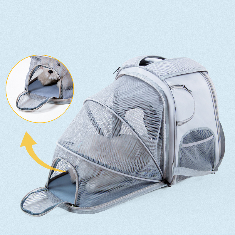 New expandable pet designer dog bag  luxury travel carrier treat  training cat backpack bags for dog and cats strollers