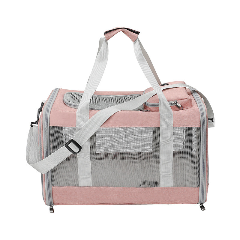 Factory Wholesale breathable pets cat carrier airline approved travel bag for pet dogs