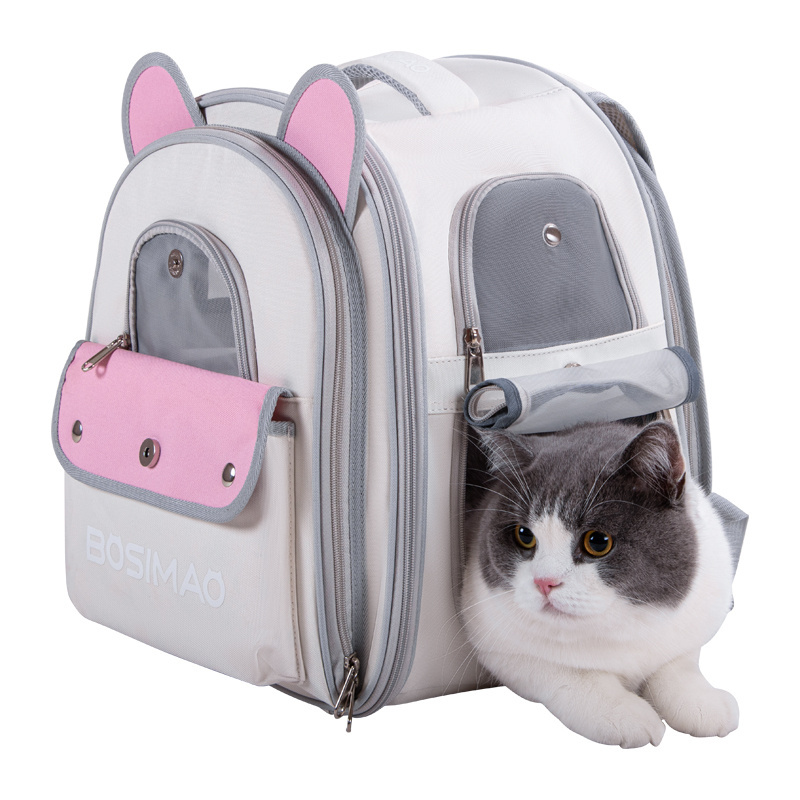 Factory direct Pet backpacks crossbody bag travel pet carrier bag foldable pet travel bag for cats and dogs