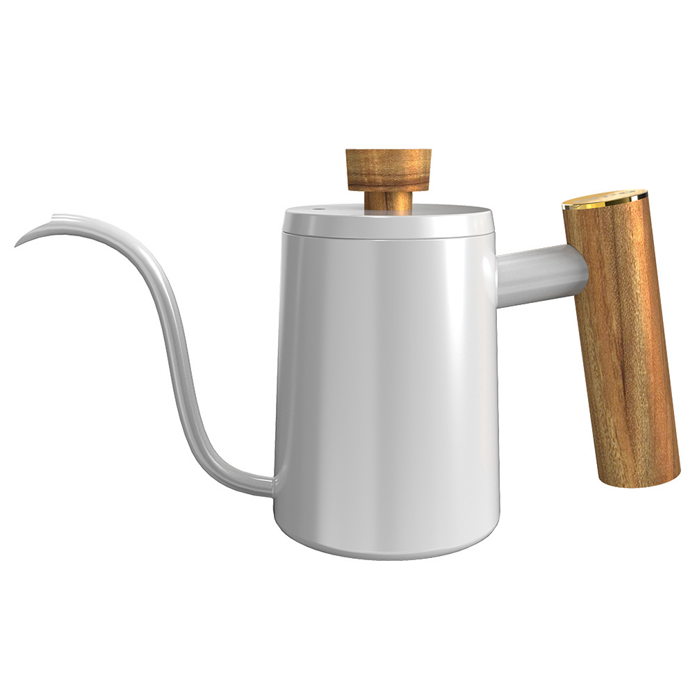 DHPO Portable Home Long over Spout Gooseneck Stainless Steel Manual Hand Pour over Coffee Kettle