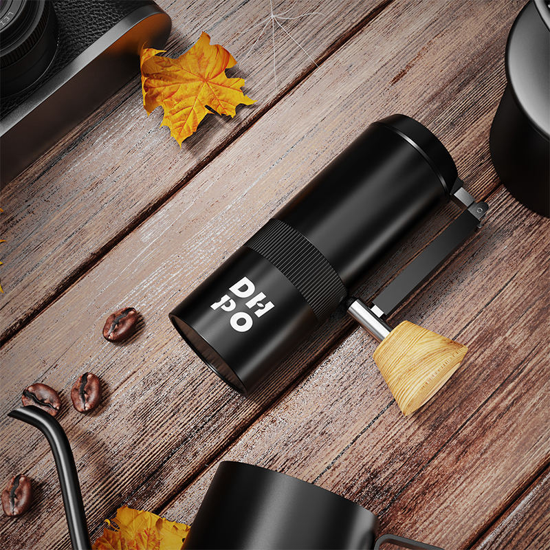 DHPO New Design Machine Comandante Coffee Grinder with 304 SLS Burr Portable Hand Coffee Machine