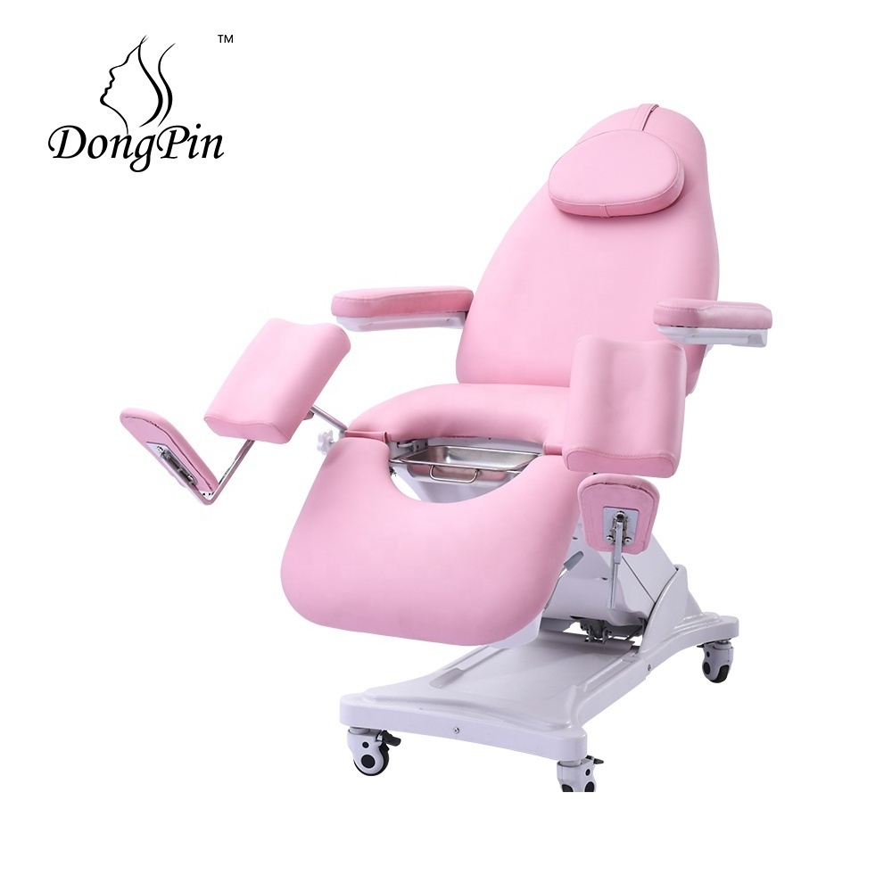 Hospital Portable Electric Gynecological Chairs Obstetric Exam Bed Examination Table