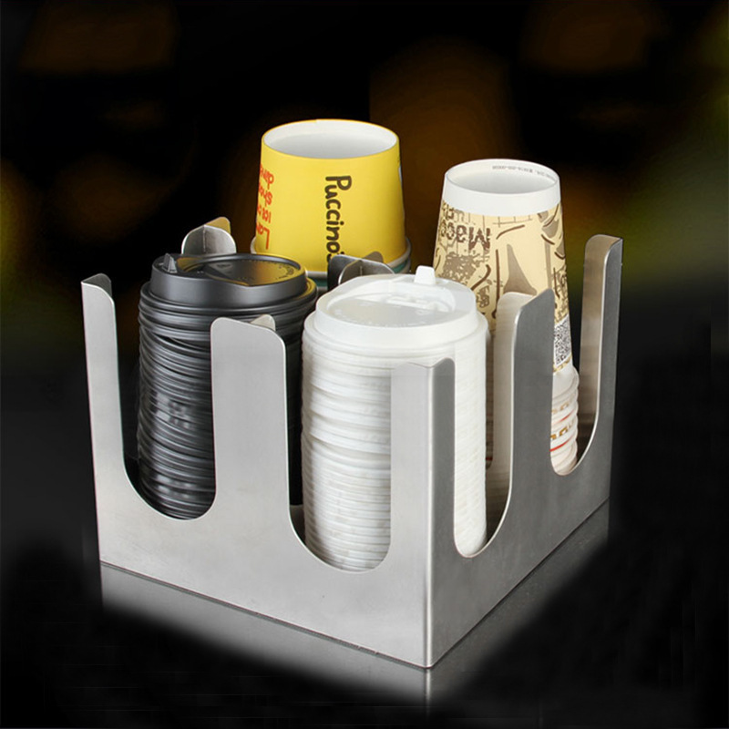 Hottest Commercial Table Stand Snack Holders Kitchen Beverage Dispenser Coffee Paper  Cup Dispenser