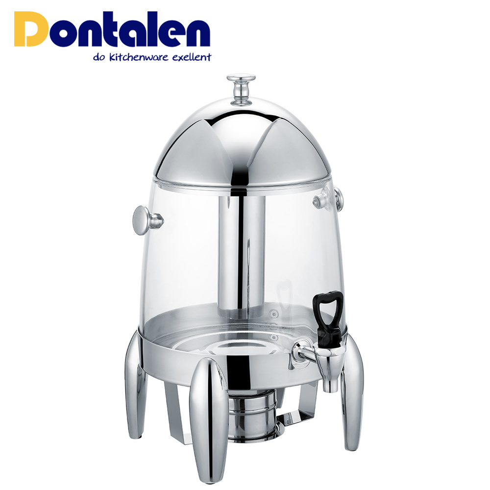 Deluxe 8QT Stainless Steel  Milk Coffee Urn Juice Beverage Dispenser For Buffet Catering