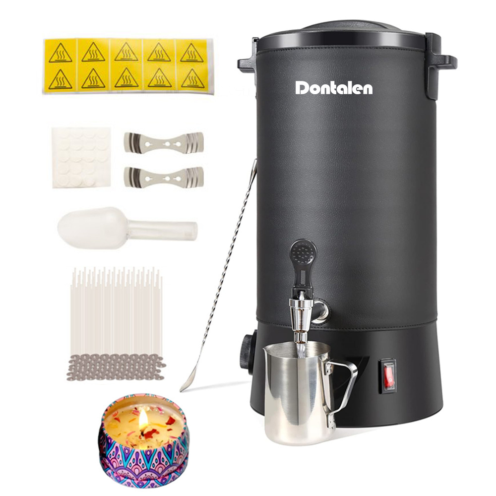 Large Electric Home Candle Making Kit Soy Wax Melting Pot  Pour Spout  Wax Melter for Candle Making