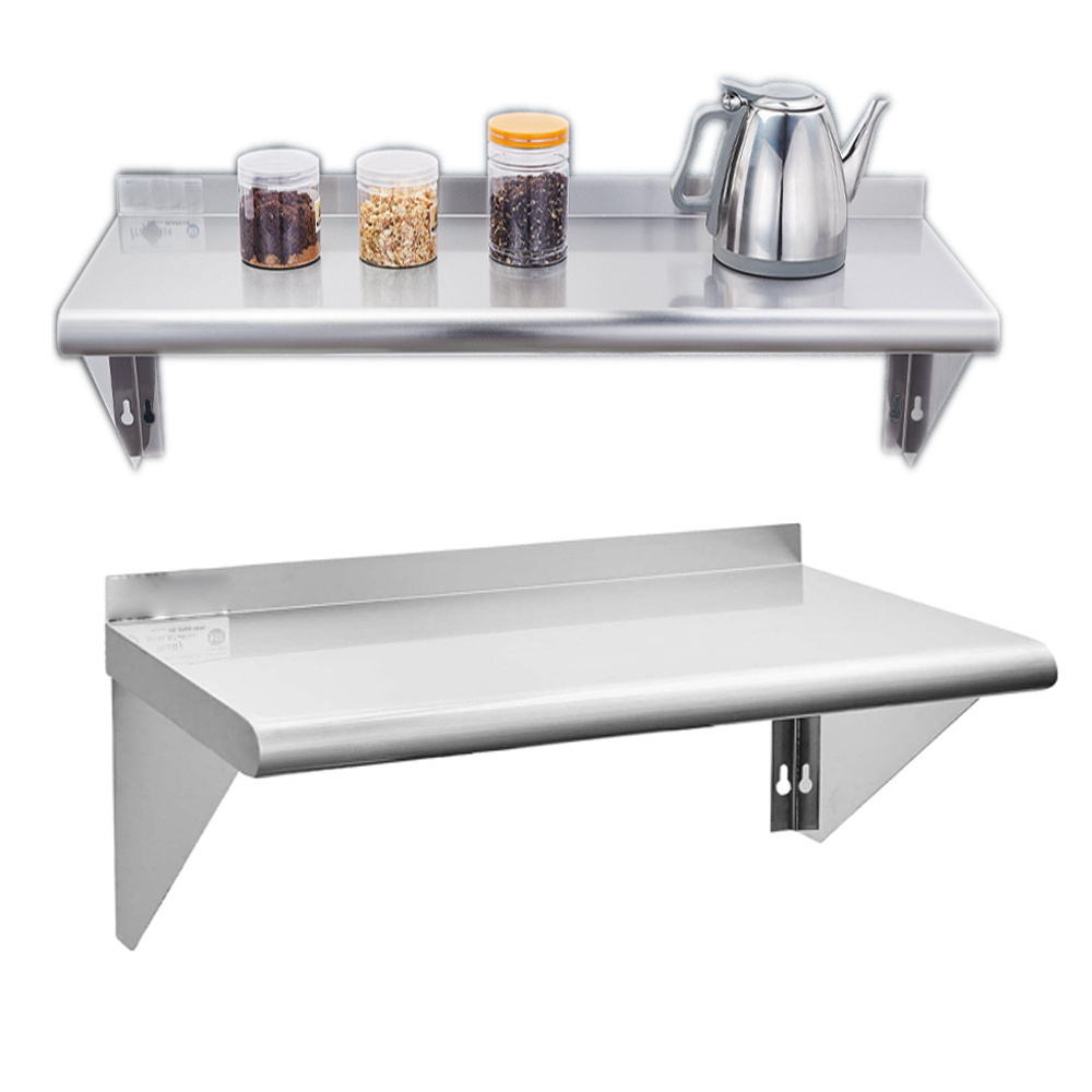 Dontalen Commercial Heavy Duty Solid Wall Shelves Restaurant Stainless Steel Folding Kitchen Rack Shelf