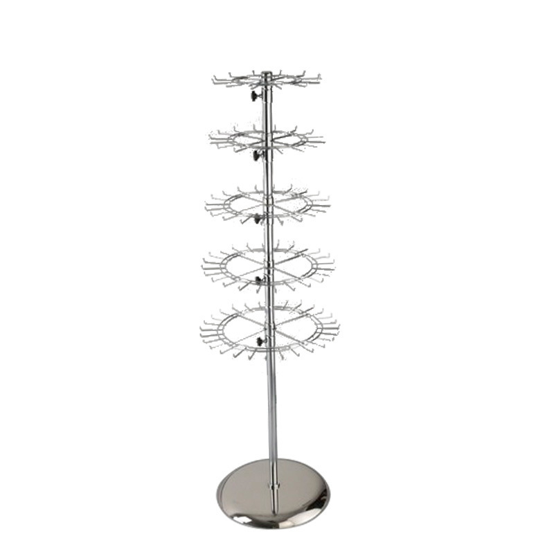 Metal 4 layer hat display rack/hat stand for sale