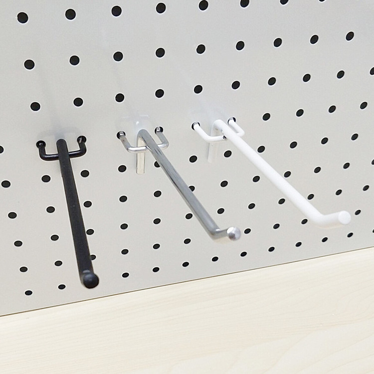 Supermarket metal display hanging hook  shelf pegboard display hook