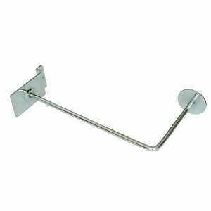 chrome display supermarket hanging slatwall hooks slat wall brackets for hats display