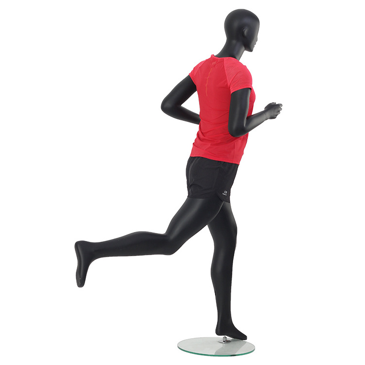 Realistic exercise female mannequin running display mannequin for sale