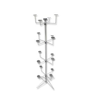 Metal 4 layer hat display rack/hat stand for sale