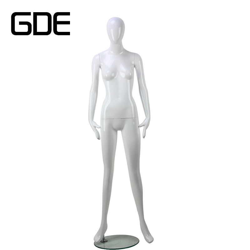 wholesale sexy fiberglass female egg head dress form mannequin