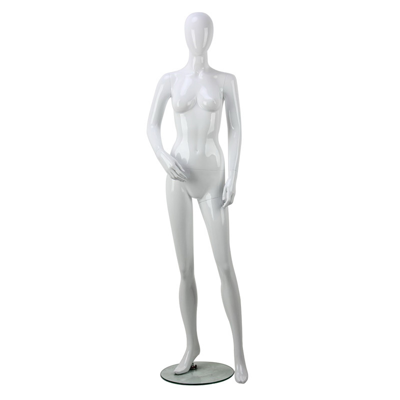 wholesale sexy fiberglass female egg head dress form mannequin