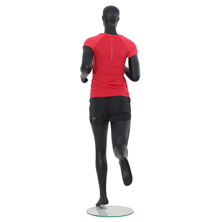 Realistic exercise female mannequin running display mannequin for sale