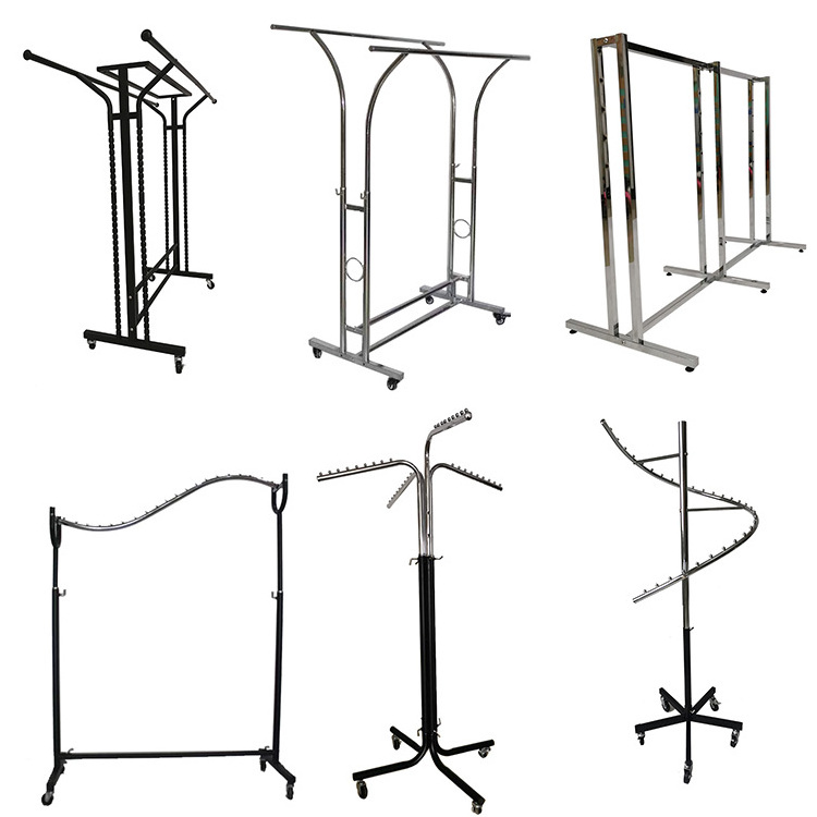 Custom stand display racks shop racking display garment clothing rack