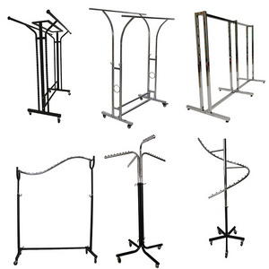 Custom stand display racks shop racking display garment clothing rack