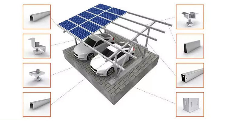 Carport Aluminum Solar Carport Solar Panel Kit Carport Solar Roof System