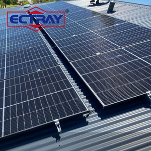 Solar Installation Metal Roof Solar Panels on Flat Roof Solar Panel Mounting System PV Mounts for Metal Roof