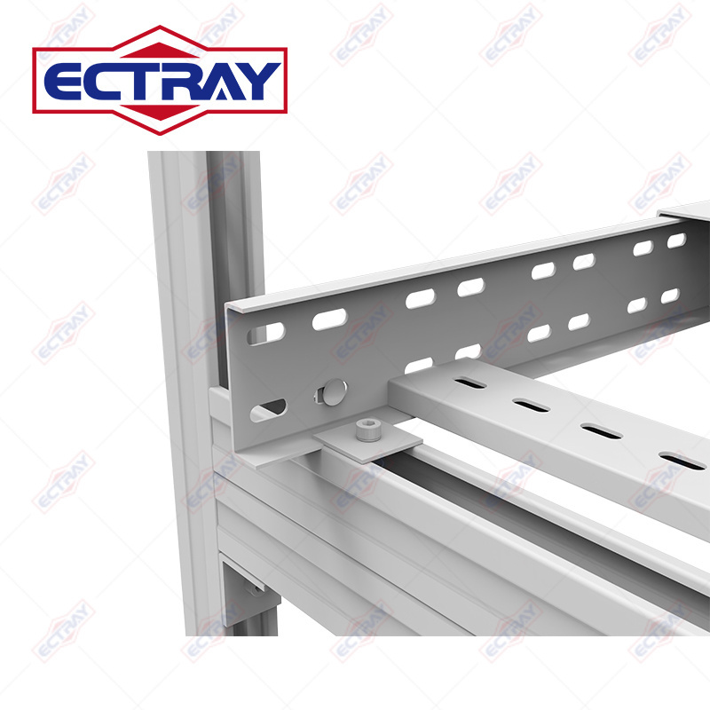 Hot Dipped Galvanized Ladder Type Cable Tray OEM ODM Heavy Duty Cable Ladder Perforated Galvanized Steel C Channel Cable Tray