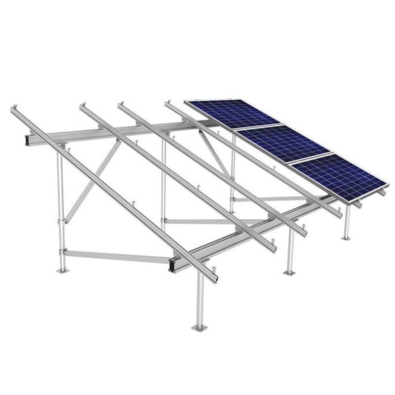 Bracket PV Frames Companies Aluminum Ground Mounting System Ballasted Ground Mount Solar Racking Solar Mounting System