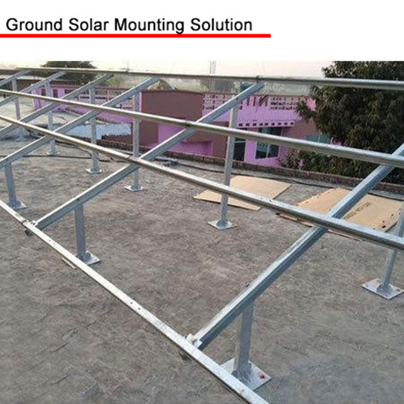 Bracket PV Frames Companies Aluminum Ground Mounting System Ballasted Ground Mount Solar Racking Solar Mounting System