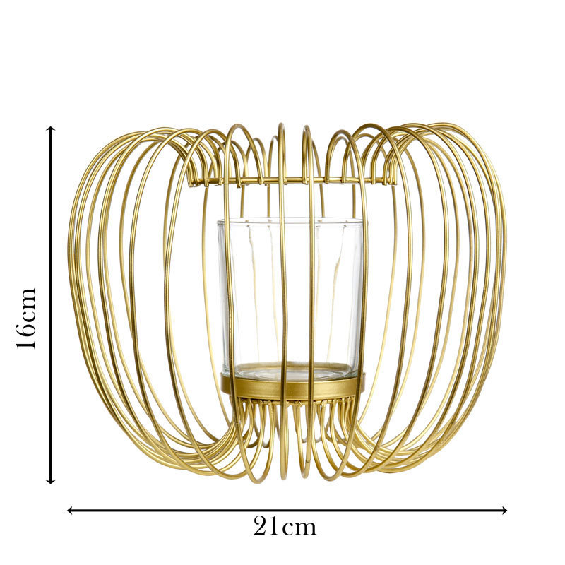 EAGLEGIFTS Top Seller Metal Pumpkin Candle Holder Home Party Decorative Tea Light Candle Holder