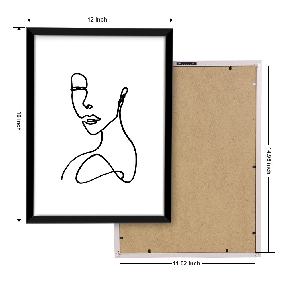 EAGLEGIFTS Home Decor Custom Funny Abstract Minimalist Line Drawing Sexy Woman Prints Framed Pictures Laundry Wall Art