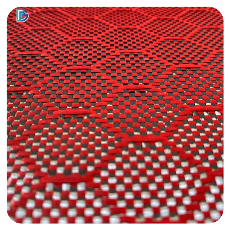 Factory Outlet Honeycomb Pattern Carbon Fiber Fabric 3K Jacquard Customizable