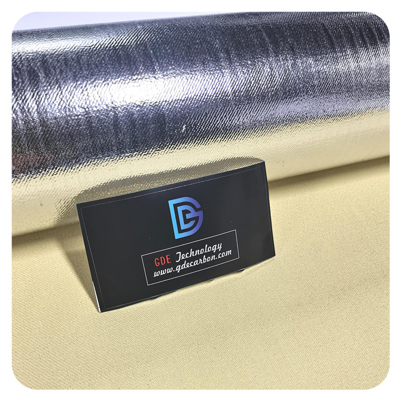 High Temperature Resistance Fireproof Aluminized Aramid Fiber Cloth Aluminum Aramid Fabric