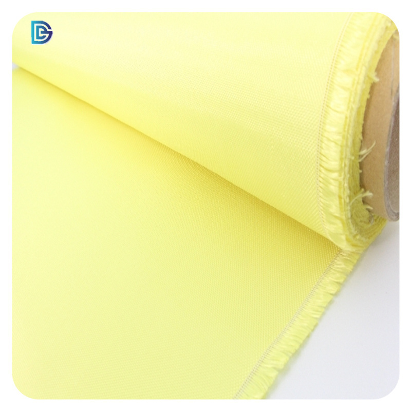 High Strength Aramid Fibre Fabric Roll 220gsm Plain Weave 1500D Meta Aramid Fiber Supplier