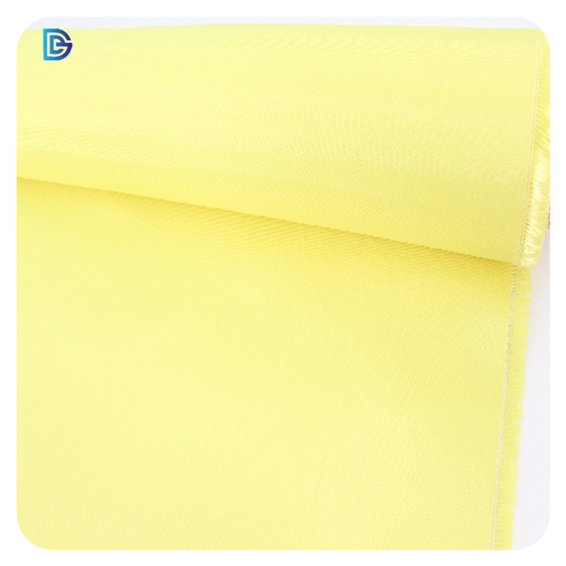 Ballistic Kevlar Fabric 3000D Kevlar Fabric Price Fireproof Para-Aramid Non Woven White Fabric