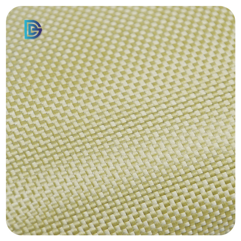 Ballistic Kevlar Fabric 3000D Kevlar Fabric Price Fireproof Para-Aramid Non Woven White Fabric