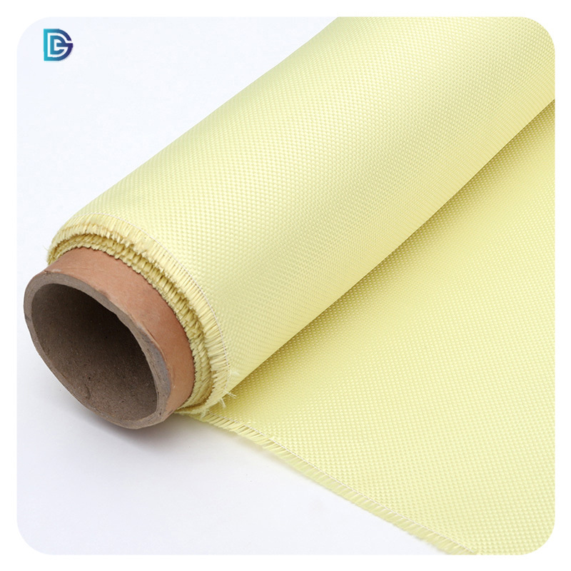 High Strength Aramid Fibre Fabric Roll 220gsm Plain Weave 1500D Meta Aramid Fiber Supplier