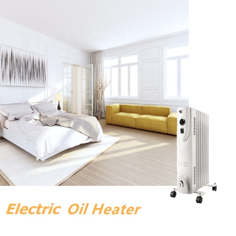 Freestanding Electric Heater 7 Fins/9 Fins/11 Fins Oil Filled Heater Portable Room Oil Heaters Radiator 5 Oil Channels