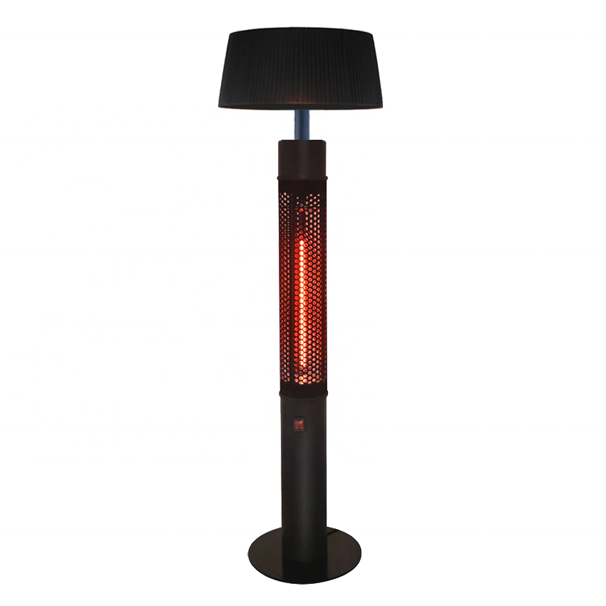 Floorstanding portable electric patio heater standing outdoor halogen heating tube table heaters halogen heating