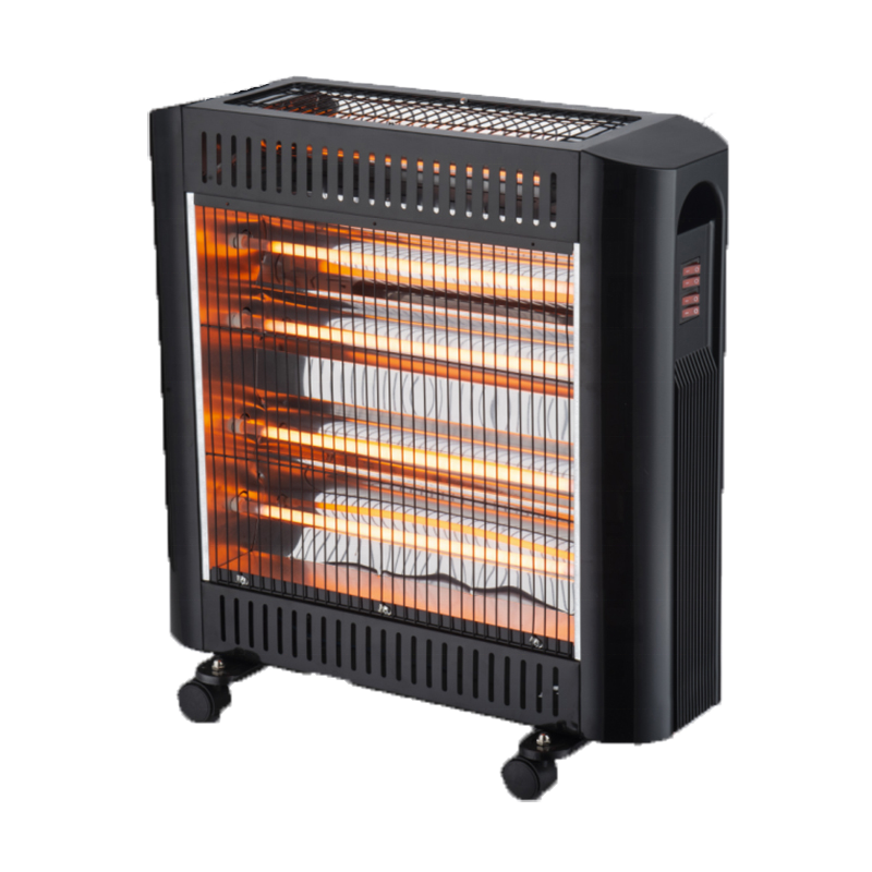 Electric portable room quartz heater build-in safety switch 4 heating powers 500W/1000W/2000W/2500W quartz heater