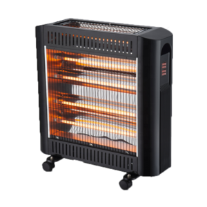 Electric portable room quartz heater build-in safety switch 4 heating powers 500W/1000W/2000W/2500W quartz heater