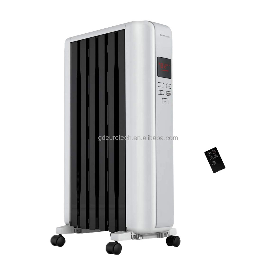 4 Heating 1000w /1500w/ 2000w/2500w Convector Electric Radiator Heater Oil Filled Radiator Oil Heater Appliance 3 Oil Channels