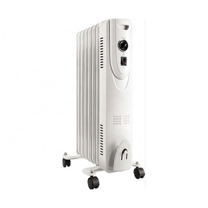 Freestanding Electric Heater 7 Fins/9 Fins/11 Fins Oil Filled Heater Portable Room Oil Heaters Radiator 5 Oil Channels