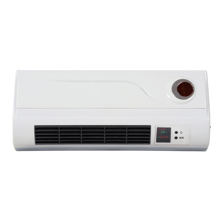 Electric 220V wall mounted PTC fan heater with remote control 2000W PTC ceramic heater fan CE ROHS