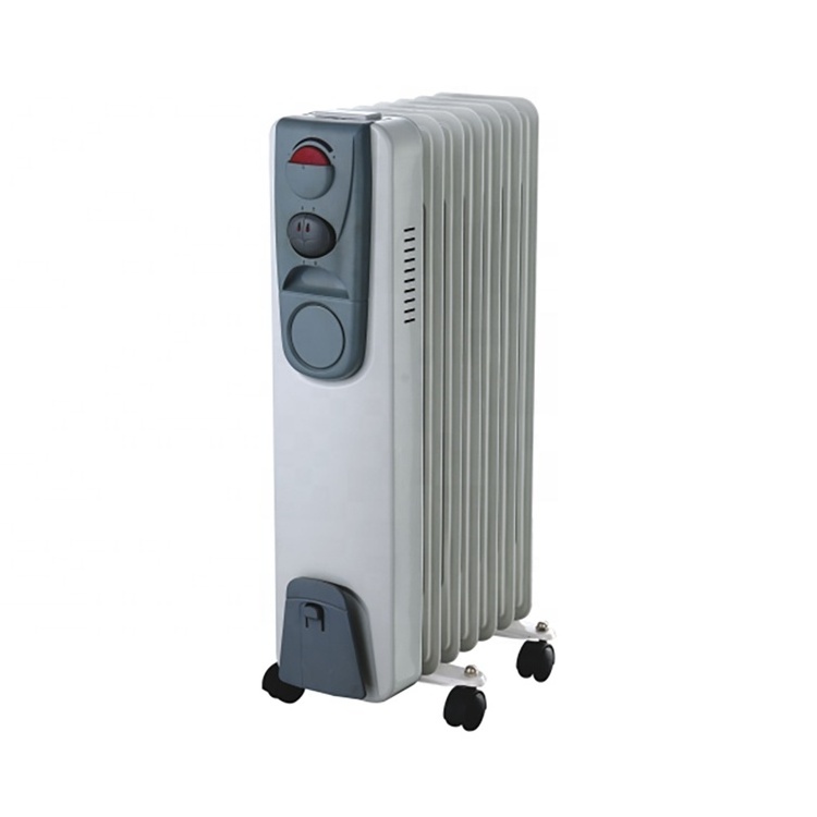 Freestanding Electric Heater 7 Fins/9 Fins/11 Fins Oil Filled Heater Portable Room Oil Heaters Radiator 5 Oil Channels