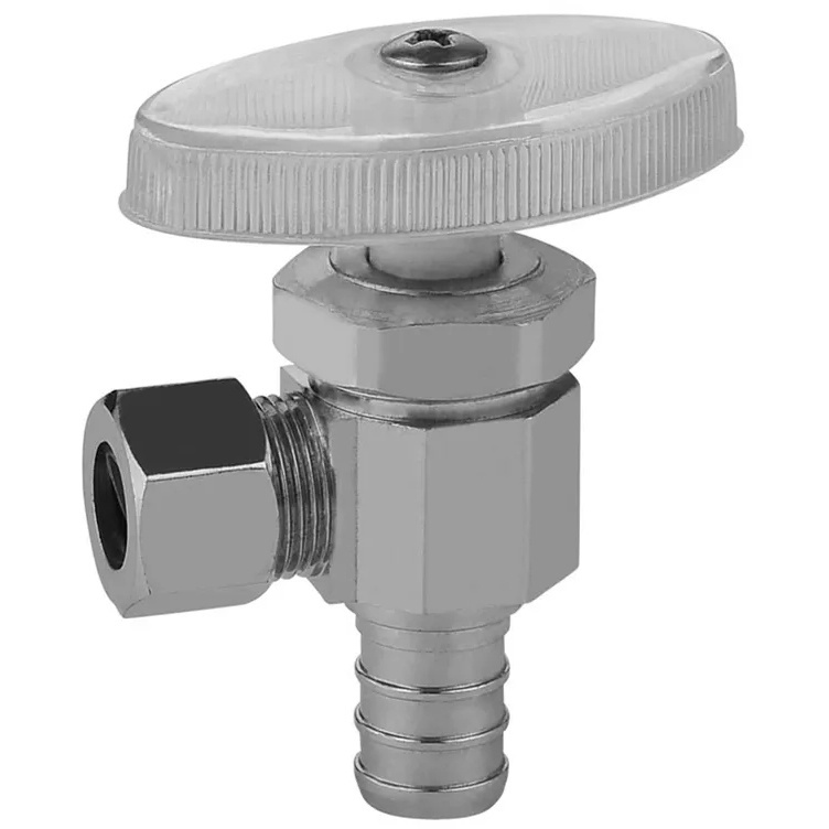 High quality water pressure valve Multi-turn angel stop valve brass water 3/8 inch Angle Valve