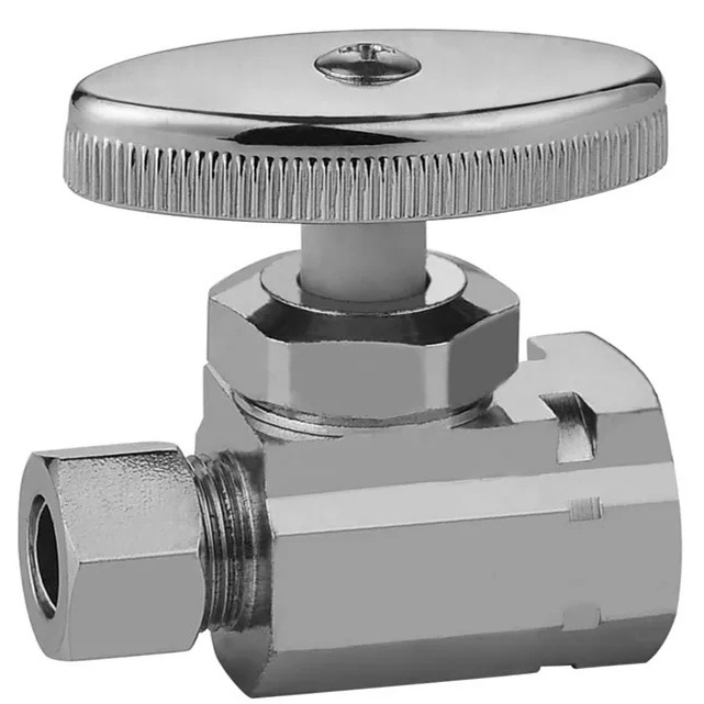 1/2F x 1/4OD Angle valve stop - Multi Turn angle stop valve