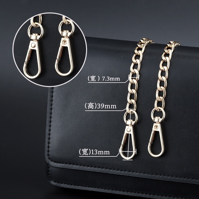 custom women metal chain handbag Shoulder Bags hardware for bag All-match hardware Handle accessories Shoulder strap bag chain