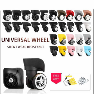 Luggage wheels Universal Accessories Aviation Trolley Case Pulley Wheel Aircraft General 20 Inch 28 Inch suitcase wheels