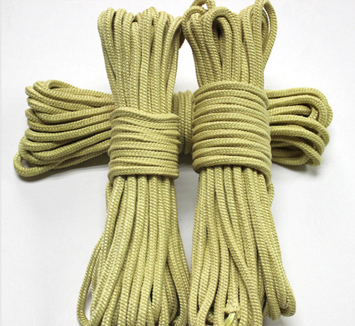 4mm 8mm 10mm Fire Resistance Aramid Fibre Roller Kevlar Rope