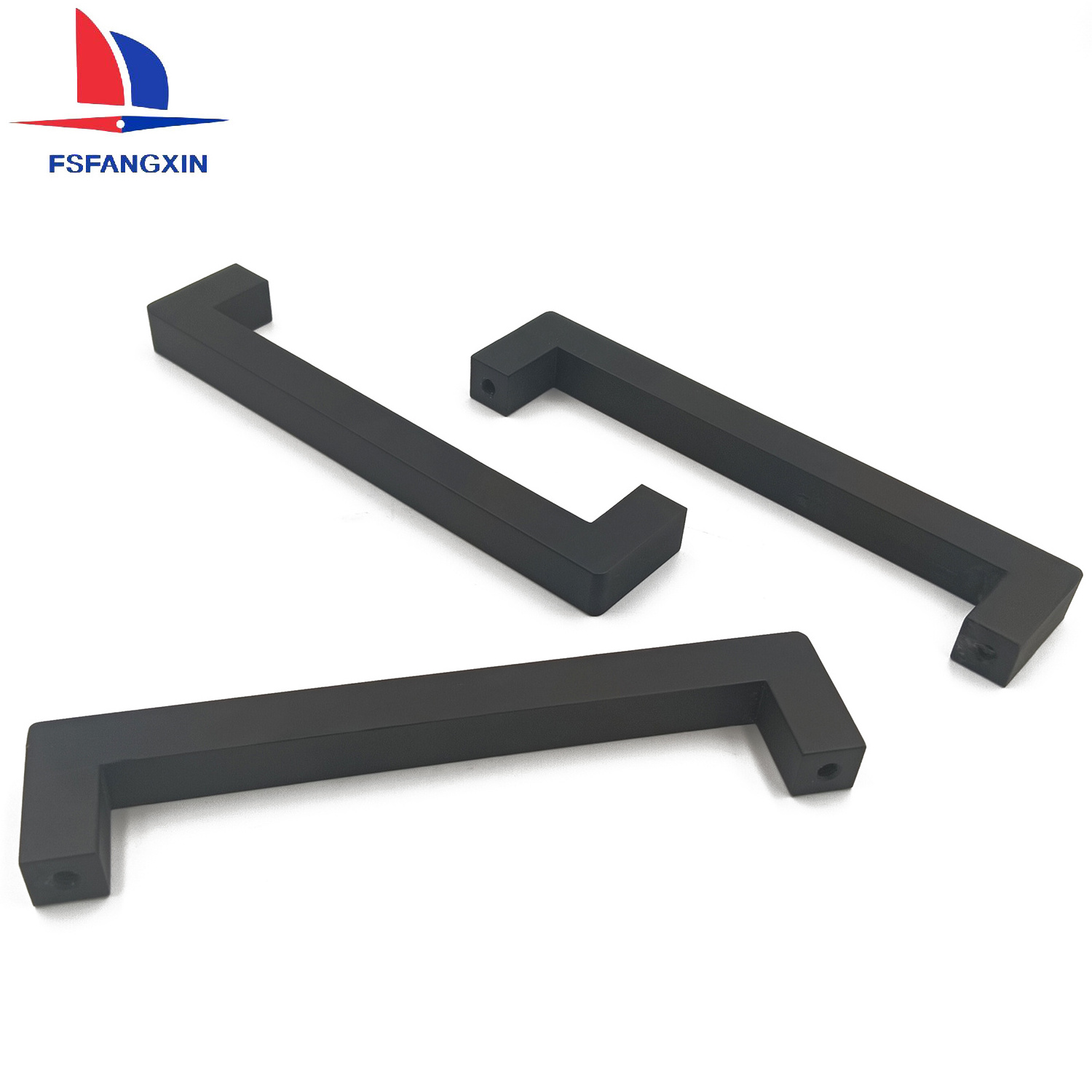 Factory Wholesale Matte Black Aluminum Alloy Square T Bar Drawer Pull Kitchen Cabinet Handle