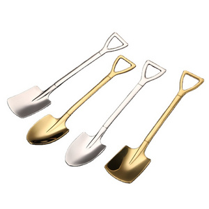 18/10 Shovel Spoon Creative Cutlery Small Spoon Stainless Steel Watermelon Shovel 304 Spoon Dessert Creative Cutlery